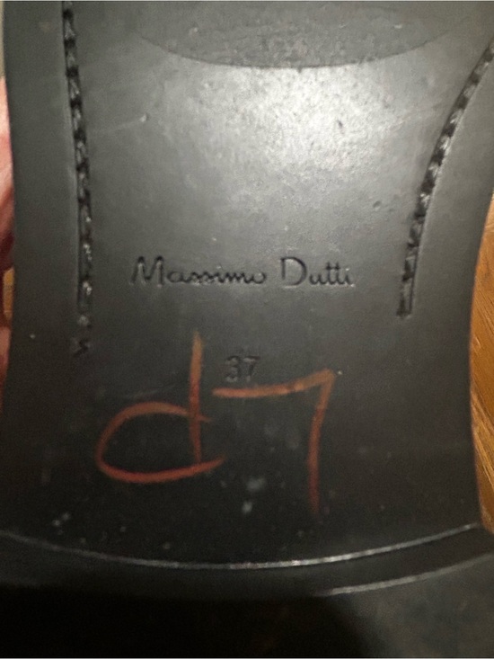 Black Leather Horsebit Loafers by Massimo Dutti
